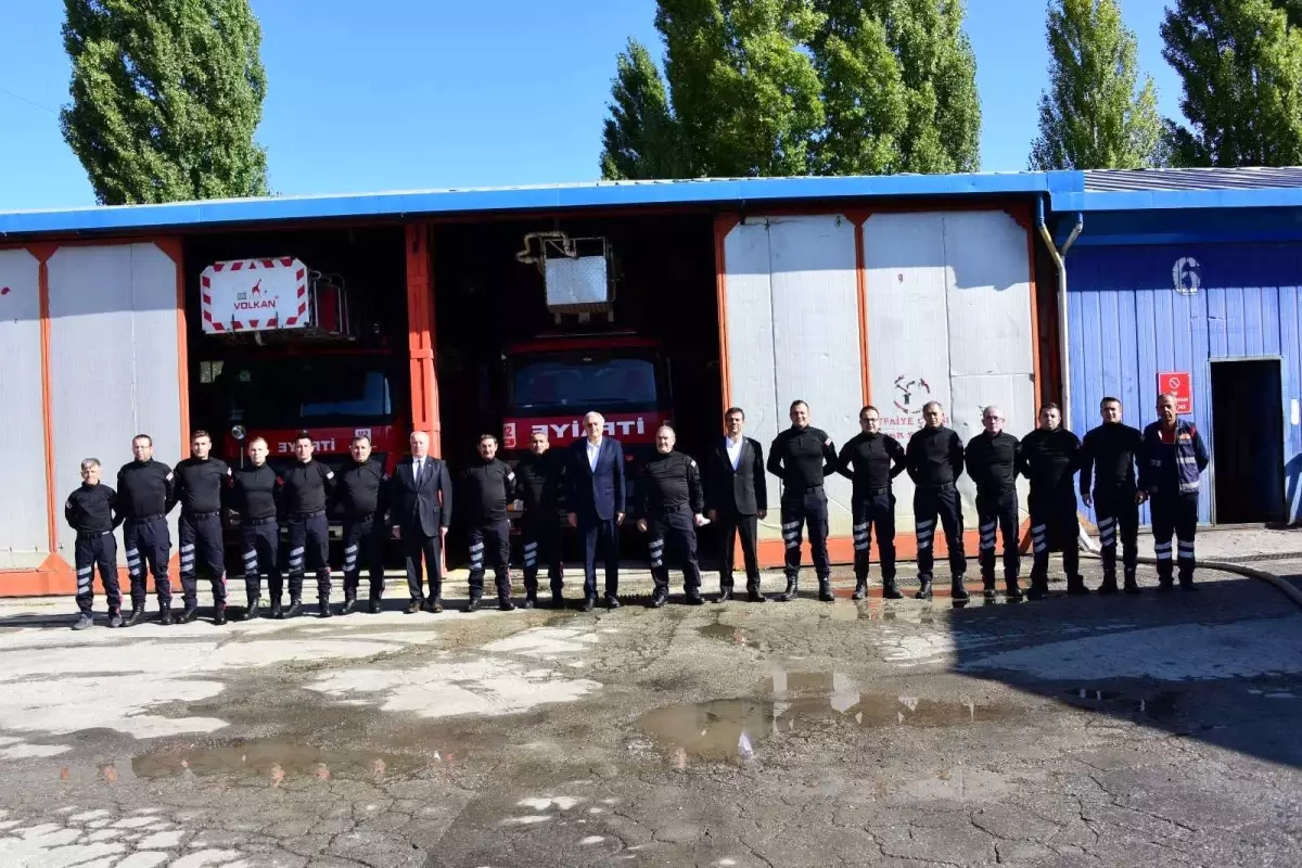 Son dakika haberi: Başkan Bakkalcıoğlu'ndan İtfaiye Müdürlüğü'ne ziyaret