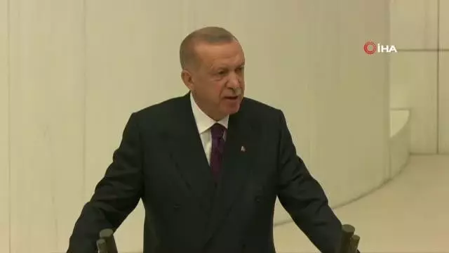 Cumhurbaşkanı Erdoğan, TBMM 27. dönem 5. yasama yılı açılış konuşmasını yaptı