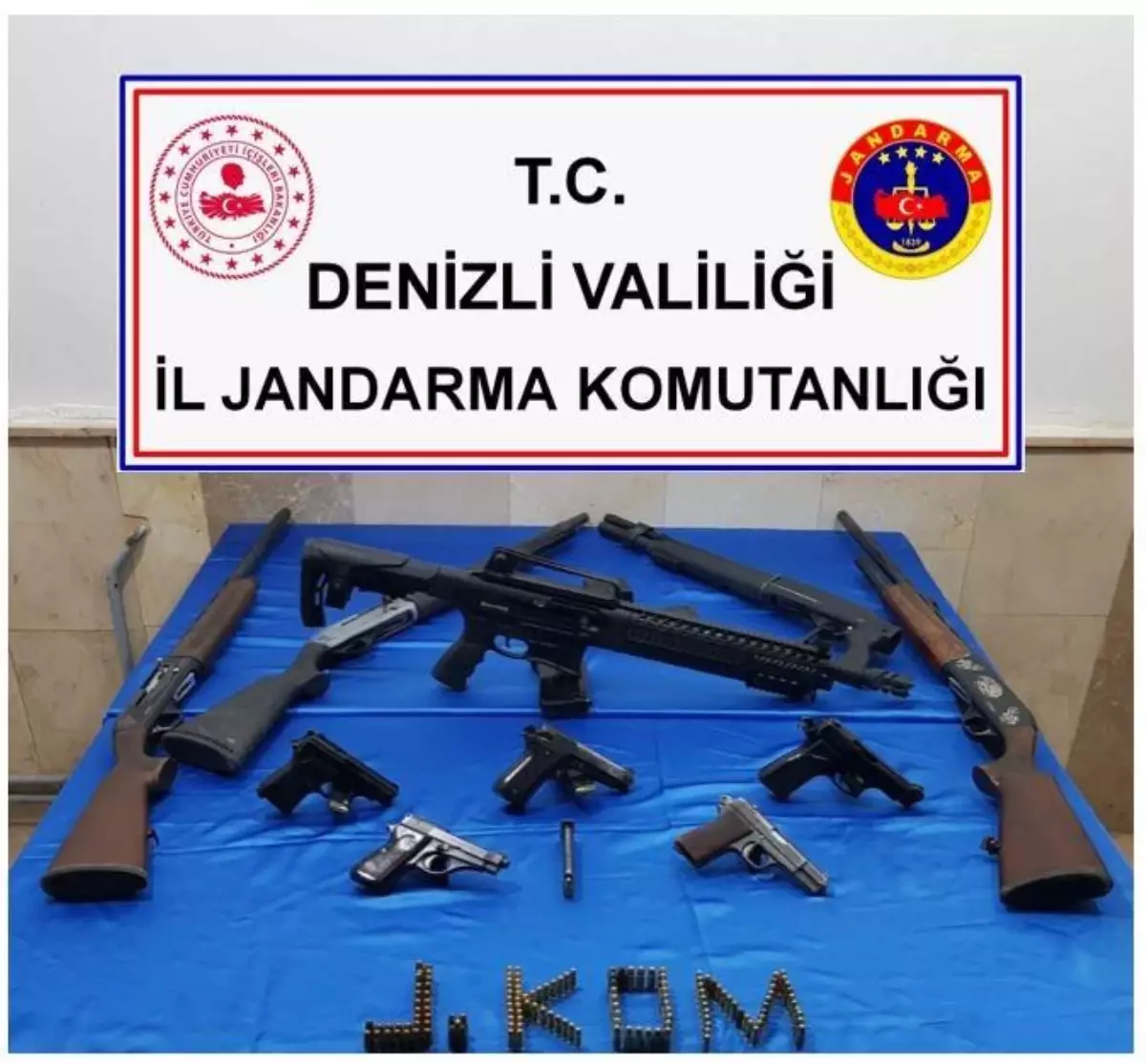 Son dakika... Denizli'de ruhsatsız silahlarla yakalanan zanlı gözaltına alındı