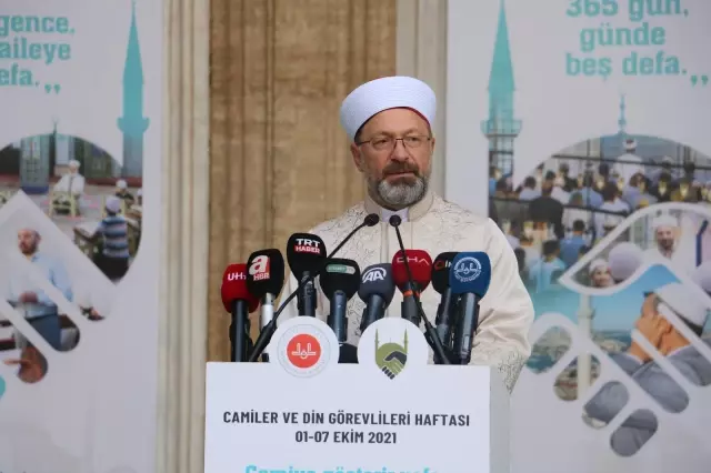 Diyanet İşleri Başkanı Erbaş: Diyanet, FETÖ, DEAŞ, PKK gibi örgütlere karşı her zaman gençleri bilinçlendirmiştir