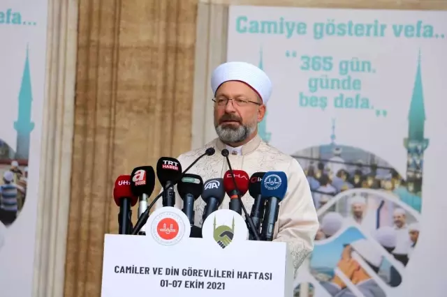 Diyanet İşleri Başkanı Erbaş: Diyanet, FETÖ, DEAŞ, PKK gibi örgütlere karşı her zaman gençleri bilinçlendirmiştir