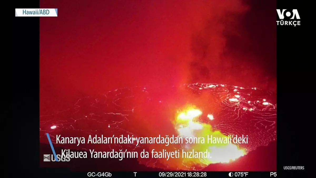 Hawaii'de Yanardağ Patlaması Nedeniyle 'Kırmızı Alarm'
