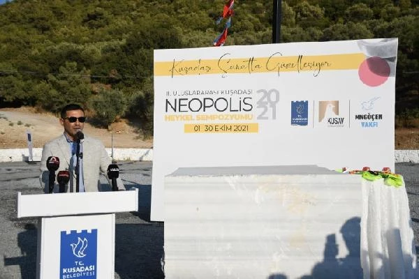 Son dakika haberleri | KUŞADASI'NDA '2'NCİ NEOPOLİS HEYKEL SEMPOZYUMU' BAŞLADI