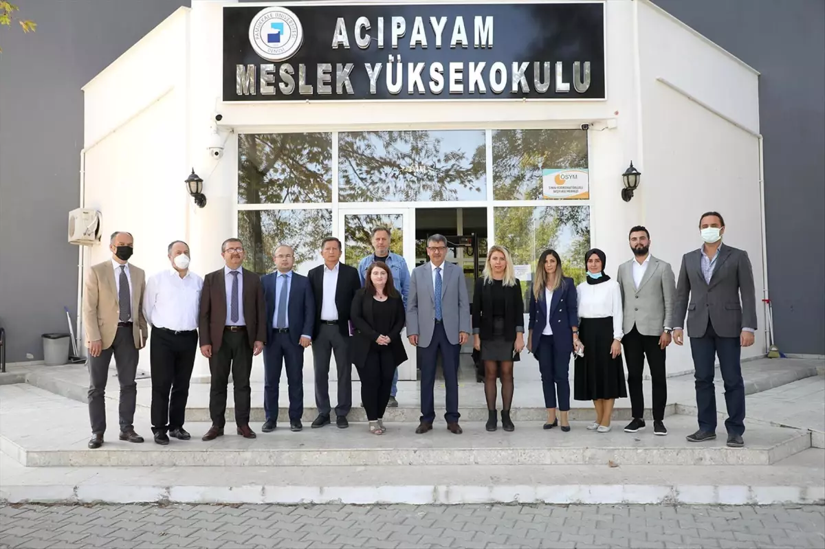 Rektör Kutluhan Acıpayam'da Temaslarda Bulundu