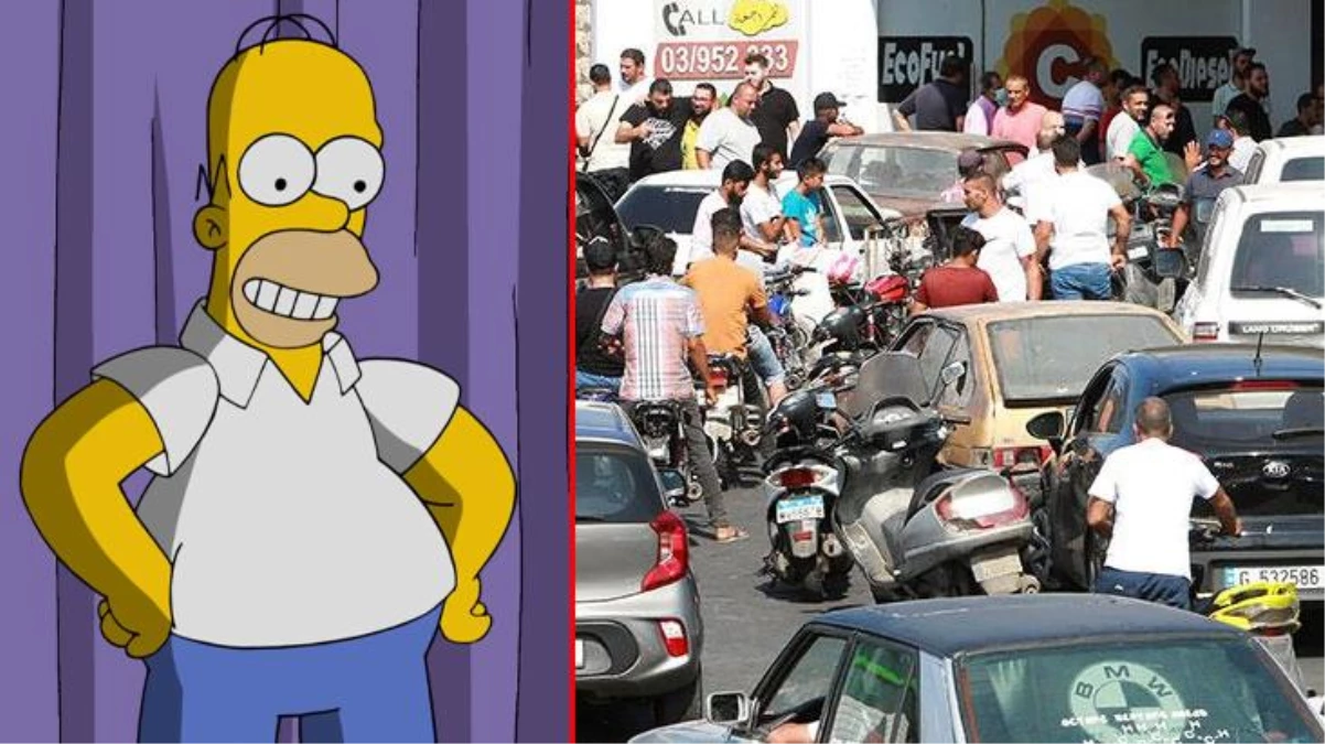 Simpsons dizisi yeniden bildi! Birleşik Krallık'taki yakıt krizine 11 yıl evvelki kısımda yer vermişler