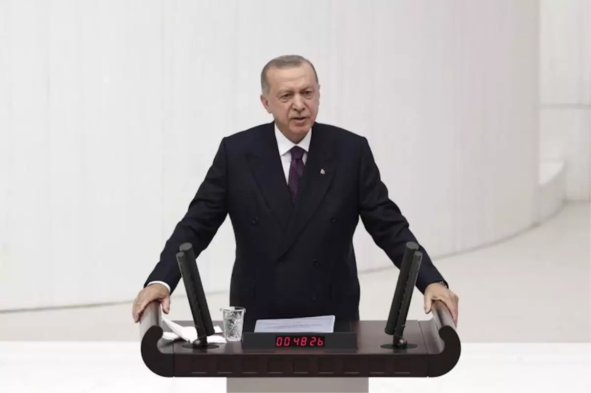 Cumhurbaşkanı Erdoğan, 27. Dönem 5. Yasama Yılı'nın açılışı dolayısıyla TBMM Genel Kurulu'nda milletvekillerine hitap etti