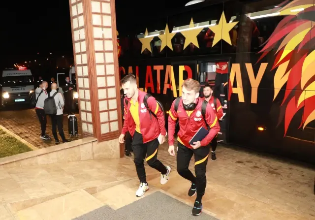 Galatasaray kafilesi Rize`ye geldi