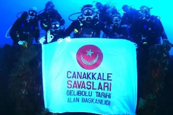'GELİBOLU TARİHİ SUALTI PARKI' DALIŞ TURİZMİNE AÇILDI