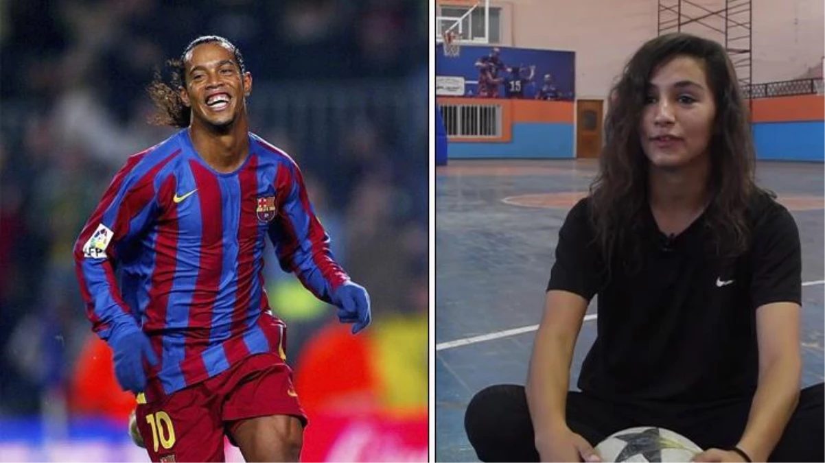 İsmini Ronaldinho'dan alan Suriyeli bayan futbolcu Rona, dünyaya seslendi! Rekoru kimse görmedi
