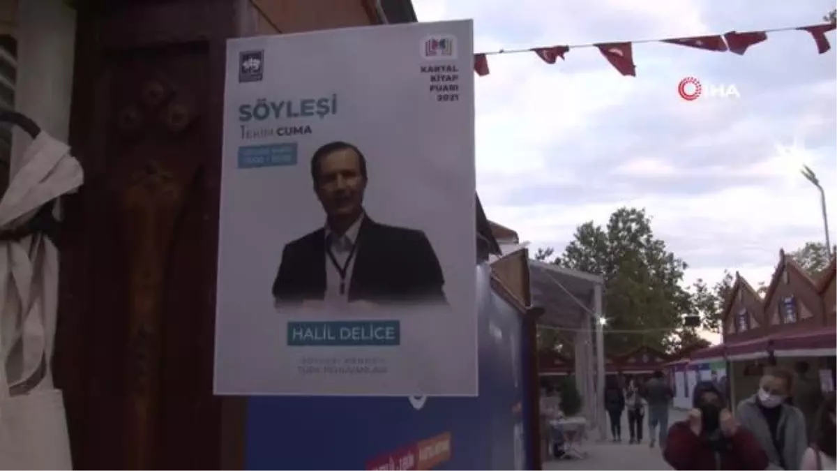 Kartal Kitap Fuarı gazeteci yazar Halil Delice'yi ağırladı