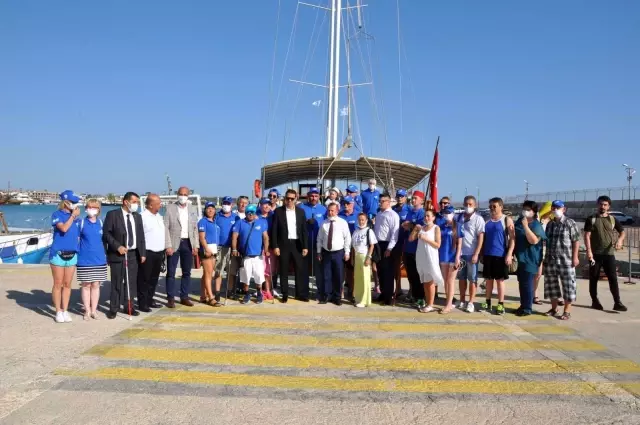 'Ruhun Yelkenleri' projesi ekibi Silifke'de