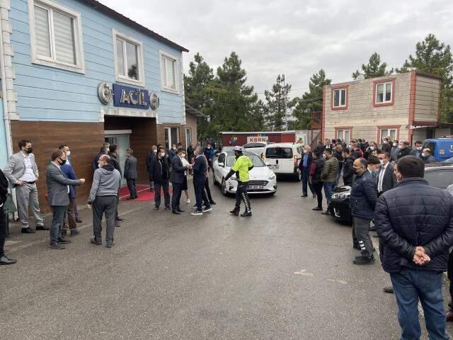 Bartın Belediye Başkan Yardımcısı Ahmet Kömeç'in yaşamını yitirdiği midibüs kazası kameraya böyle yansımış