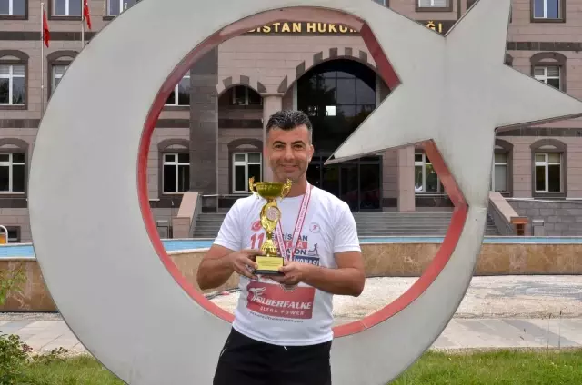 Elbistan Ultramaraton Türkiye Şampiyonası'nda ödül ve kupalar sahiplerini buldu