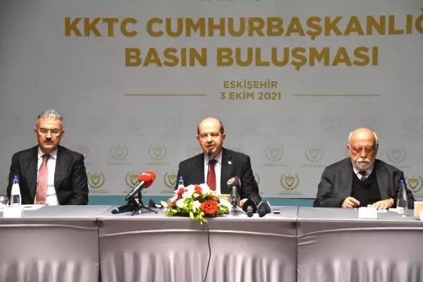 KKTC CUMHURBAŞKANI TATAR: KIBRIS'IN YUNANİSTAN'A BAĞLANMASINA ASLA GEÇİT VERMEYECEĞİZ