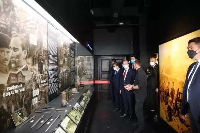 KKTC CUMHURBAŞKANI TATAR: KIBRIS'IN YUNANİSTAN'A BAĞLANMASINA ASLA GEÇİT VERMEYECEĞİZ