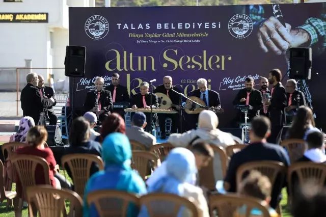 Talas'ta Yaşlılar Günü'ne özel Altın sesler konseri