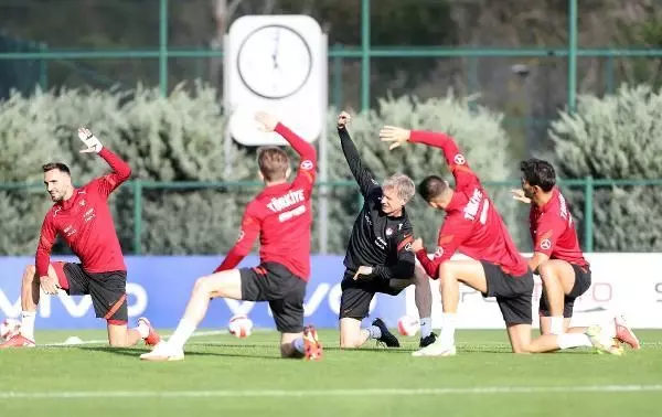A Milli Futbol Takımı, Norveç maçı hazırlıkların başladı
