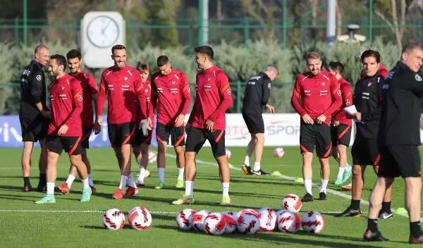 A Milli Futbol Takımı, Norveç maçı hazırlıkların başladı