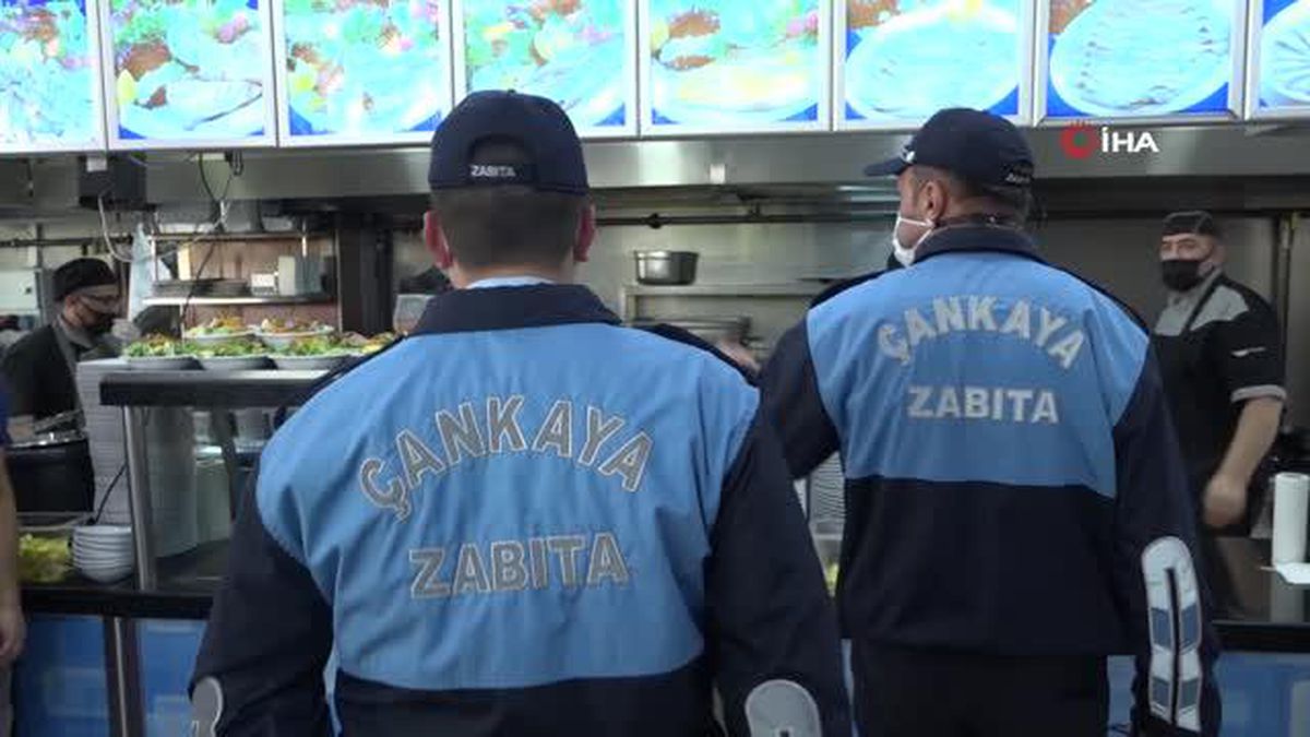 Çankaya zabıtası esnafın yanında