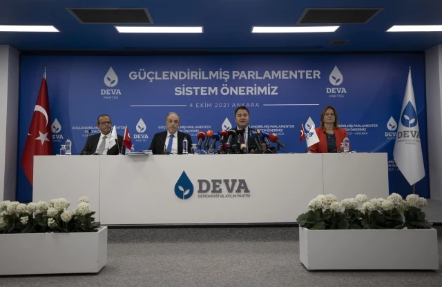 DEVA Partisi Genel Lideri Babacan, partisinin "güçlendirilmiş parlamenter sistem çalışması"nı açıkladı Açıklaması