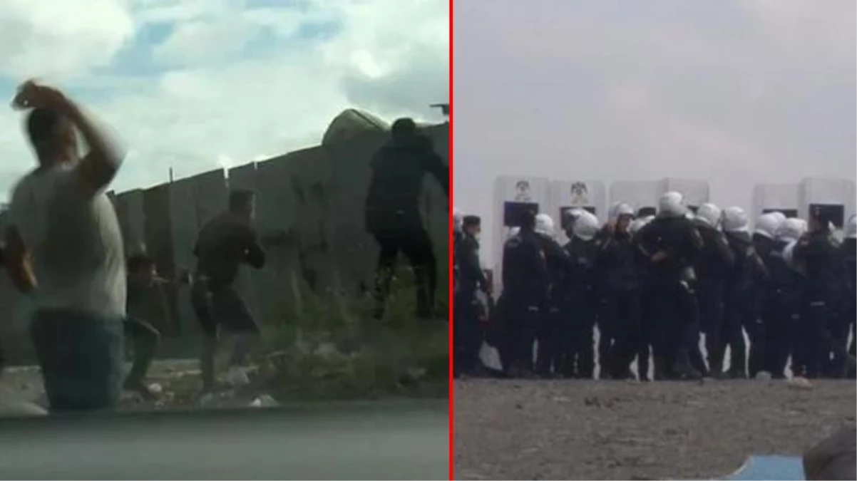 İstanbul'da polisin kağıt toplayıcılarının deposuna yaptığı baskında ortalık savaş alanına döndü