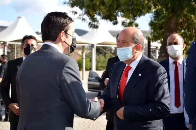 KKTC Cumhurbaşkanı Tatar'dan Ertuğrul Gazi Türbesi'ne ziyaret