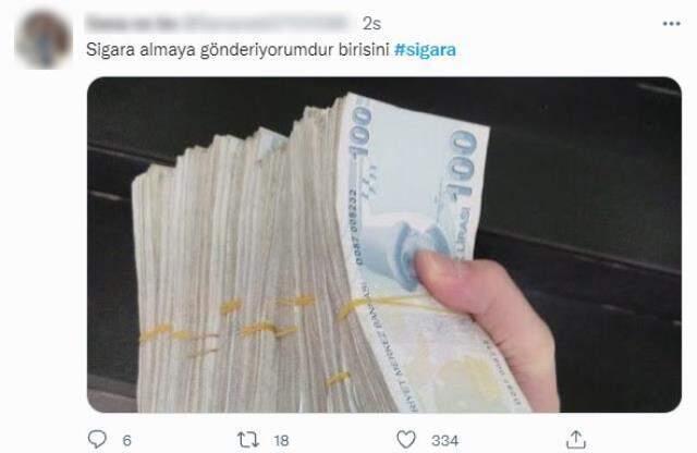 Sigaraya artırım geldi, toplumsal medya yıkıldı! Vatandaşlar birbirinden esprili paylaşımlar yapıyor