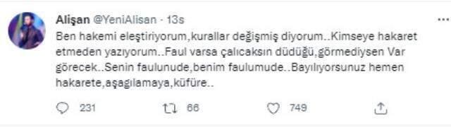 Taraftarlardan işitmediği küfür kalmadı! Ünlü müzikçi Alişan isyan etti