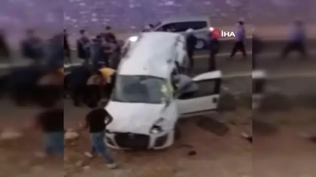 Virajı alamayan araç takla attı: 1 ölü, 6 yaralı