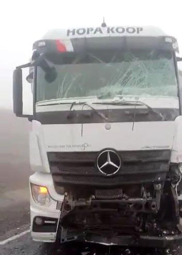 Son dakika haberleri | Ardahan'da yoğun sis kazaya neden oldu: 1 yaralı