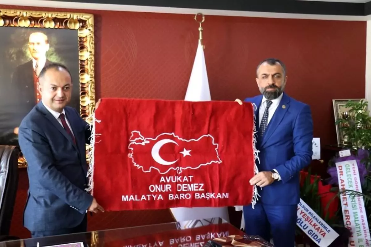 Başkan Akın'dan baroya ziyaret