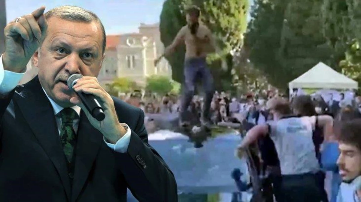 Son Dakika! Erdoğan, rektörün önünü kesen Boğaziçili öğrencilere sert çıktı: Bu türlü öğrenci olmaz, bunlar lakin terörist olabilir