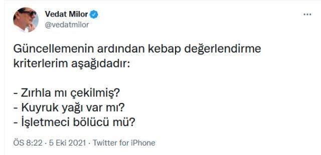 "Bölücü kebapçılar" tartışması büyüyor! Vedat Milor'un imalı paylaşımına MHP'den jet karşılık