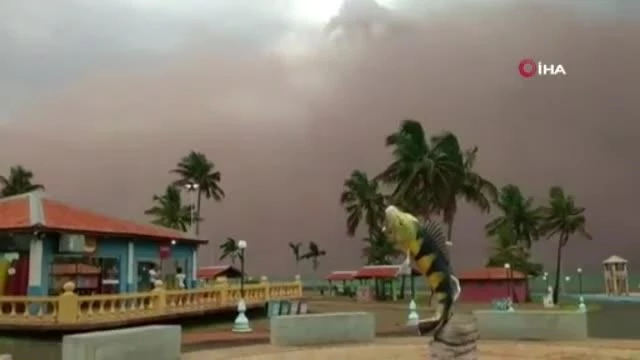 Brezilya'da kum fırtınaları devam ediyor