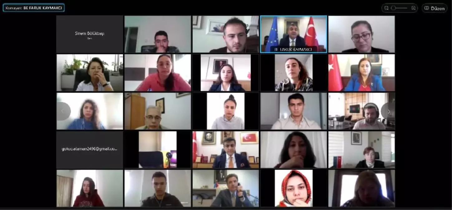 Dışişleri Bakan Yardımcısı ve AB Başkanı Büyükelçi Faruk Kaymakcı, Genç Uluslararası İlişkiler Kurulu Derneği ve Yeni Yüzyıl Üniversitesi ile...