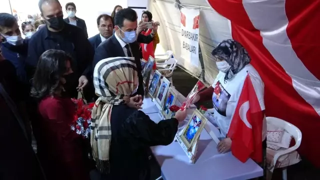 Evlat nöbetine bir destek de Yenişehir'den geldi