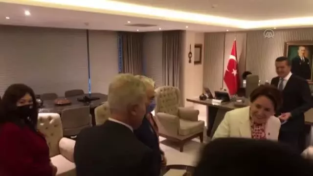 TDP Genel Lideri Sarıgül, UYGUN Parti Genel Lideri Meral Akşener'i ziyaret etti