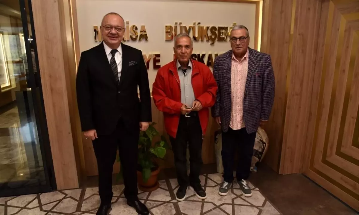 Başkan Ergün, Gazeteci Yavuz Donat'ı Konuk Etti