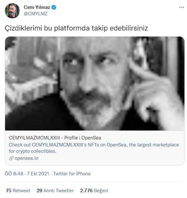 Cem Yılmaz NFT'leri satıldı mı, çizimlerine nereden bakılır, nasıl alınır? Cem Yılmaz NTF ne kadar, kaç TL? NTF nereden satın alınır? Cem Yılmaz NFT'leri satıldı mı, çizimlerine nereden bakılır, nasıl alınır? Cem Yılmaz NTF ne kadar, kaç TL? NTF nereden satın alınır?