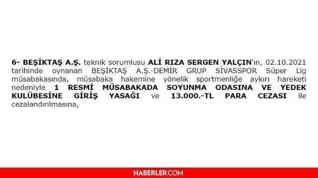 Sergen kaç maç ceza aldı? Sergen Yalçın hangi maçlarda yok? Sergen Yalçın ceza aldı mı? Sergen neden kırmızı kart gördü? Sergen kaç maç cezalı?