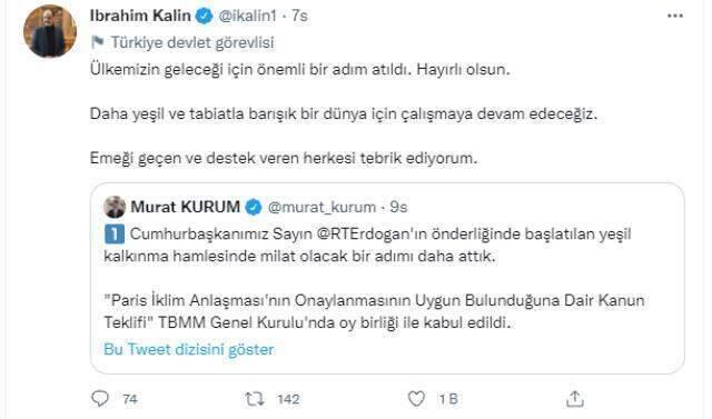 TBMM'de kabul edilen Paris İklim Anlaşması'na ilişkin kanun, Resmi Gazete'de yayımlanarak yürürlüğe girdi TBMM'de kabul edilen Paris İklim Anlaşması'na ilişkin kanun, Resmi Gazete'de yayımlanarak yürürlüğe girdi