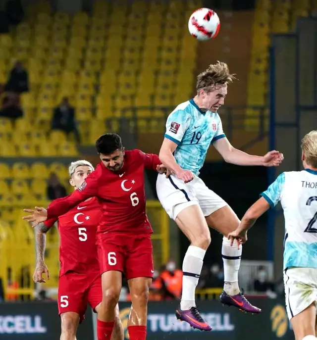2022 Dünya Kupası Elemeleri: Türkiye: 1 - Norveç: 1 (Maç sonucu)