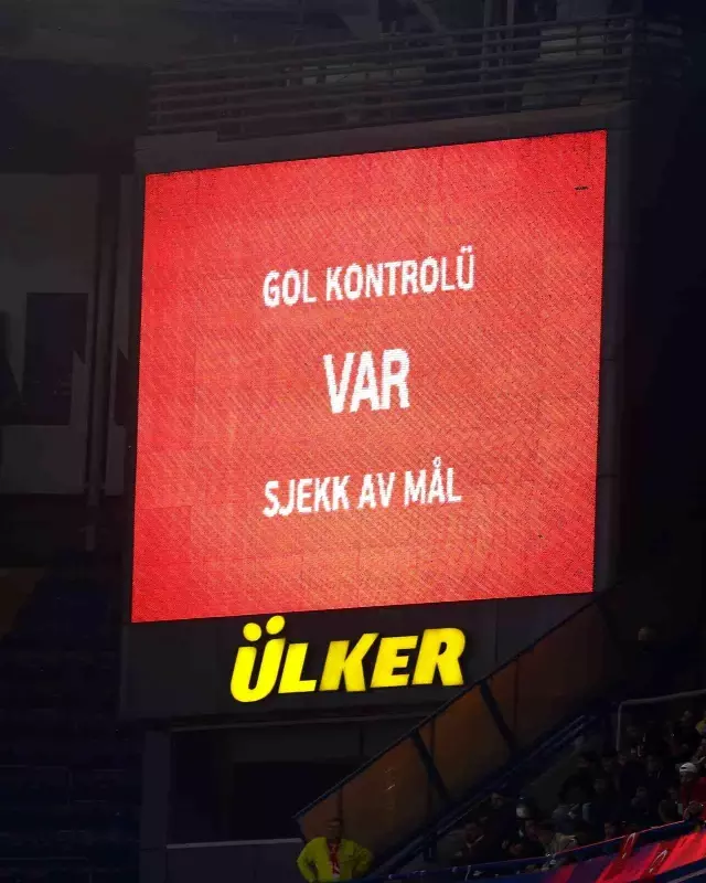 2022 Dünya Kupası Elemeleri: Türkiye: 1 - Norveç: 1 (Maç sonucu)
