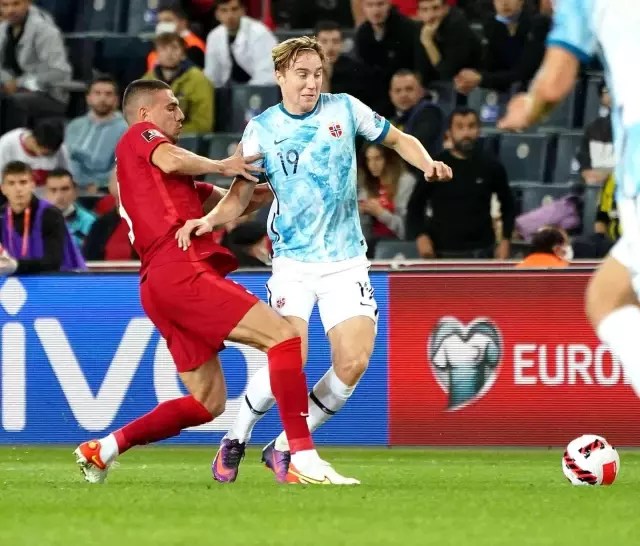 2022 FIFA Dünya Kupası Avrupa Elemeleri: Türkiye: 1 - Norveç: 0 (Maç devam ediyor)