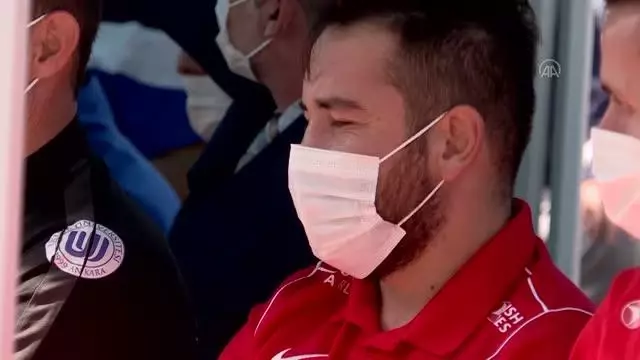Ampute Futbol Milli Takımı, spor kompleksi tanıtımına katıldı