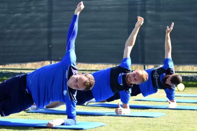BB Erzurumspor'da kondisyon ağırlıklı idman