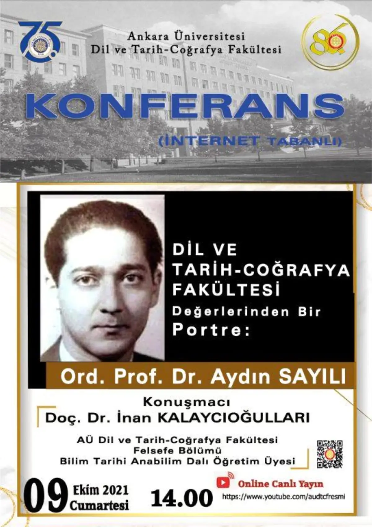 Dil Ve Tarih-Coğrafya Fakültesi Değerlerinden Bir Portre: Ord. Prof. Dr ...