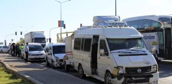 Son dakika haberleri | GAZİANTEP - 9 aracın karıştığı zincirleme trafik kazasında iki kişi yaralandı