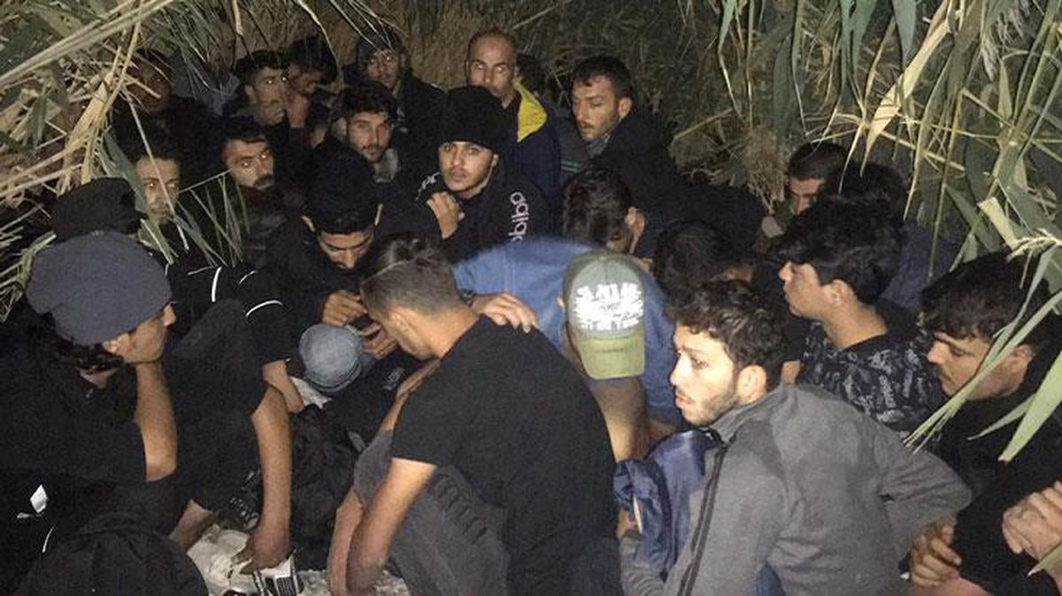 Kaçak göçmenlere operasyon! 28 kişilik Suriyeli grup sazlıklar arasında yakalandı