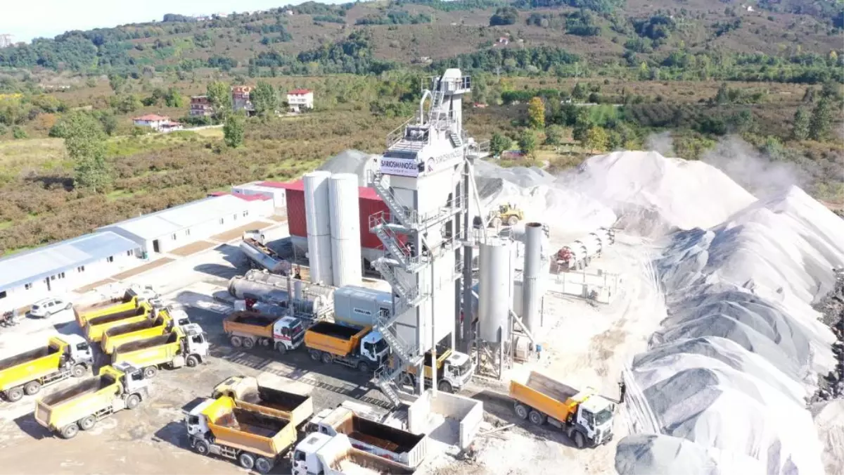 Ordu'da tasarruf sağlanacak asfalt için üretim tesisi kuruldu